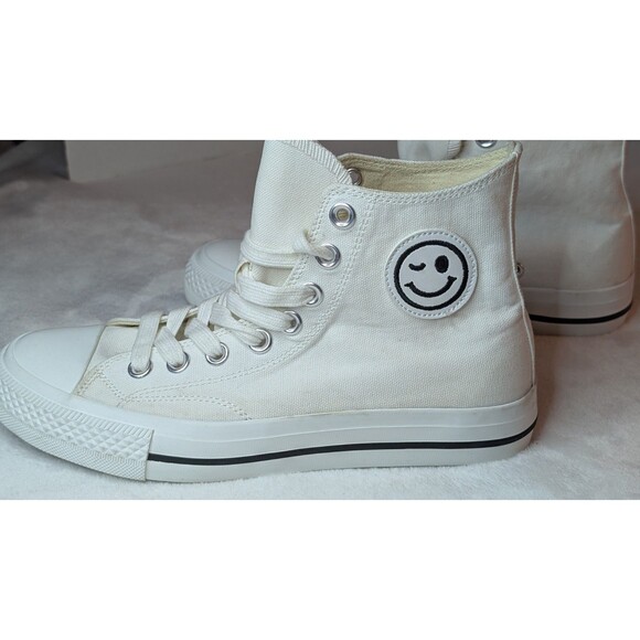 Ccocci Hattie 7 WHT/BLK  Women's Hi*Top Sneakers Size-(7) US; (38) EUR - Picture 2 of 16